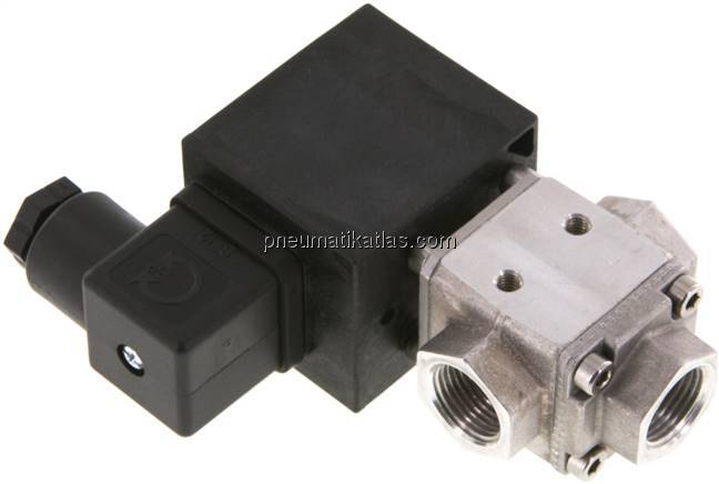 3/2-Wege Magnetventil für Biodiesel, G 3/8", 24 V DC