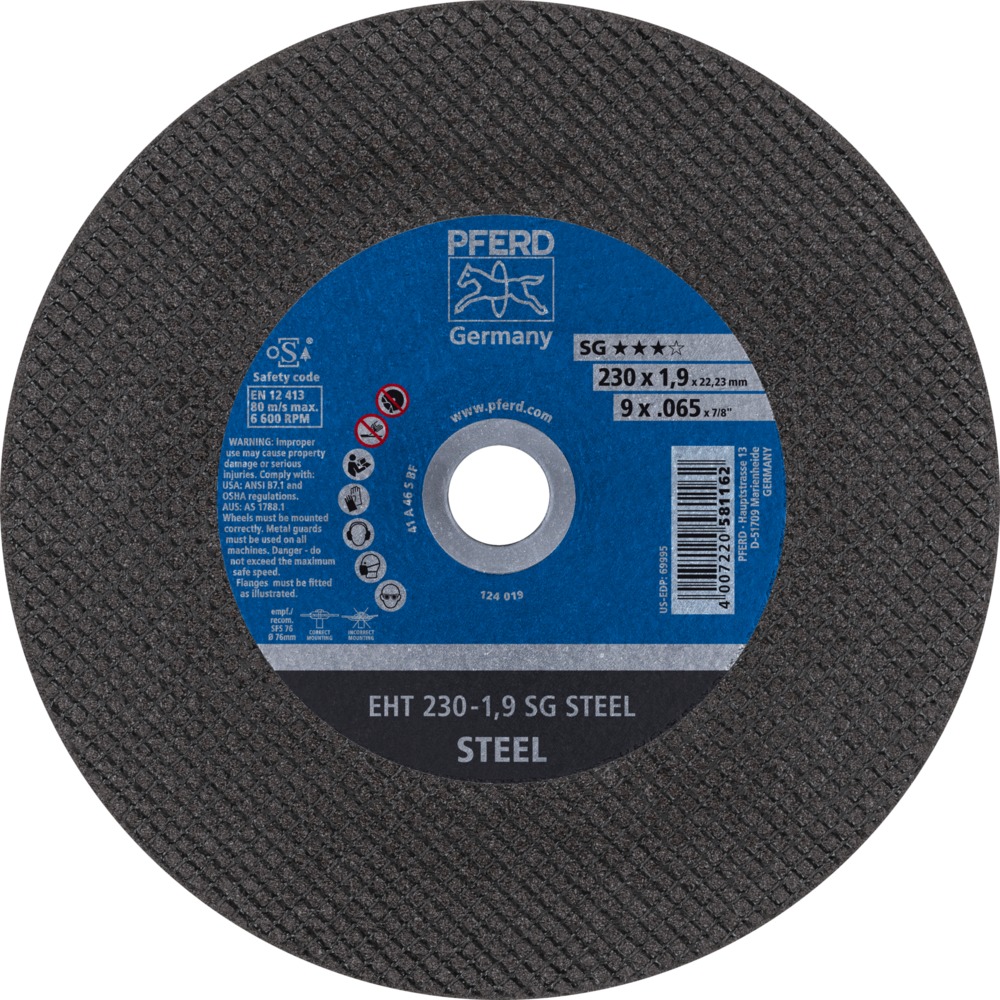 Trennscheiben EHT 230-1,9 SG STEEL