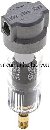 Mini-Filter G 1/4", Kunststoffbehälter