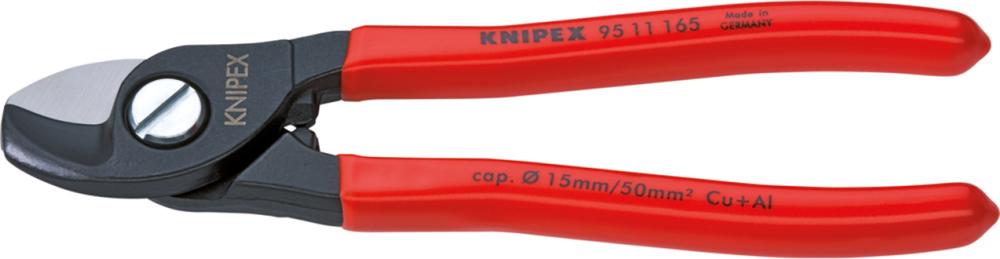 Kabelschere mit Kunststoff-Griffen 165mm KNIPEX