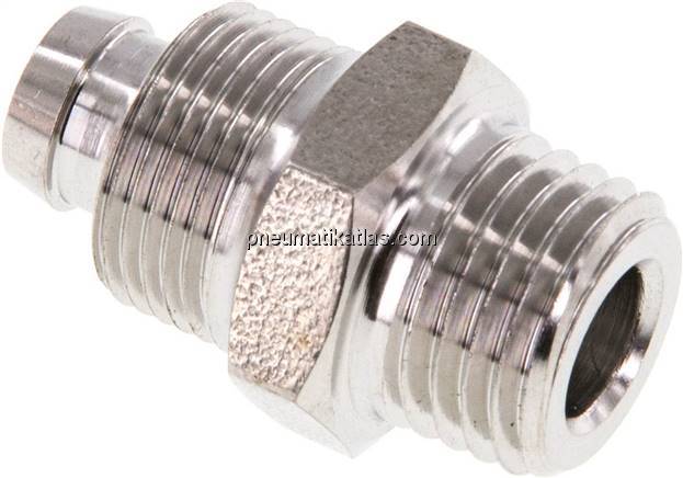 Gerades Gewindestück NPT 1/4"-10x8mm, 1.4571