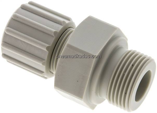 Gerade Verschraubung G 3/4"-15x9mm, Polypropylen