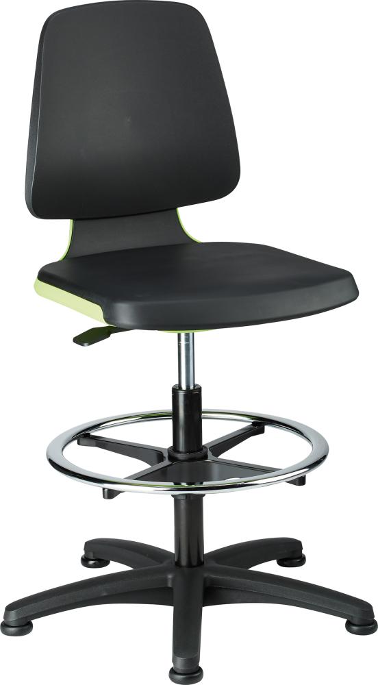 Artikelhauptbild Bimos Arbeitsstuhl Labsit 3, PU grün Sitzhöhe 520-770 mm