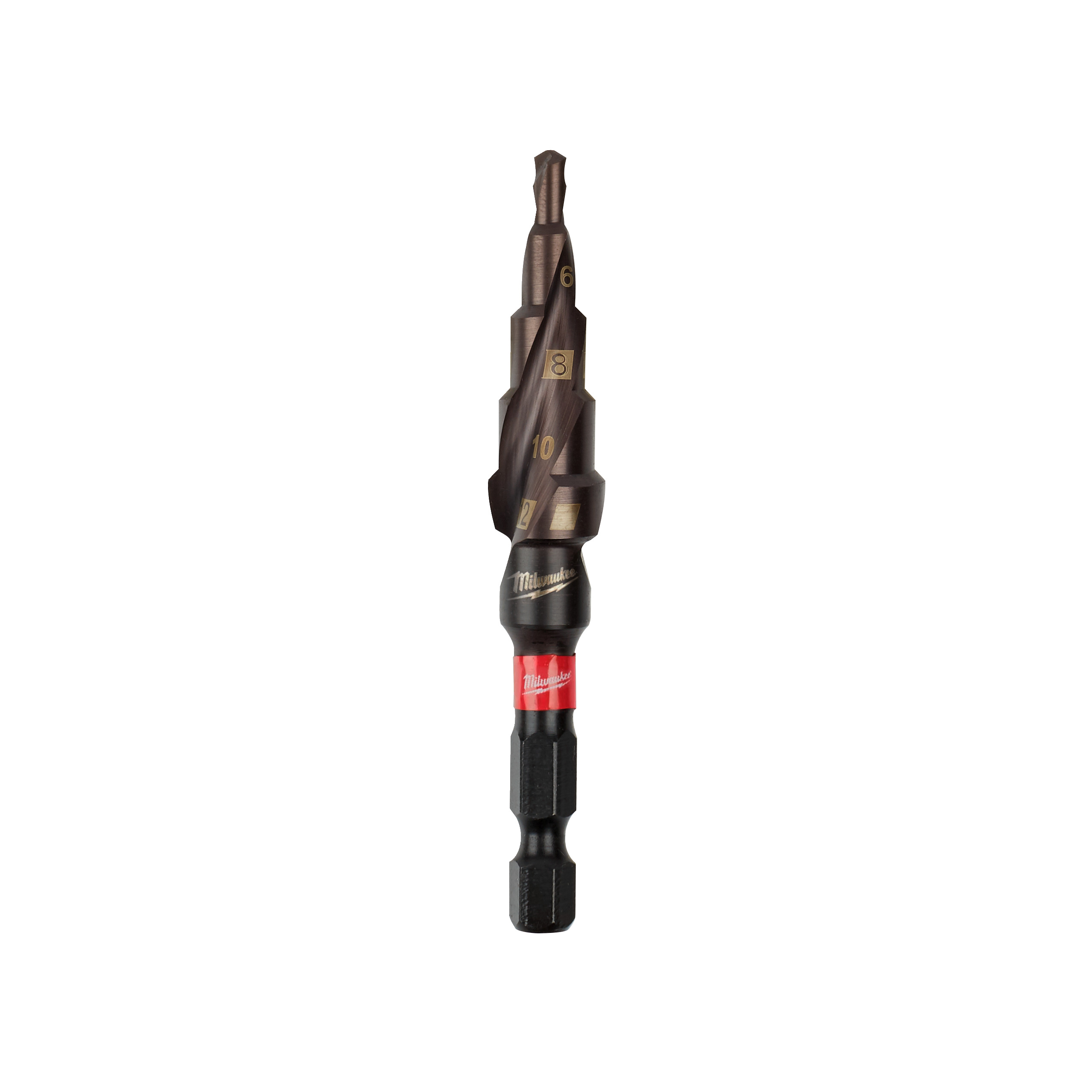 SHOCKWAVE Stufenbohrer 4 bis 12 mm, 2 mm Stufen
