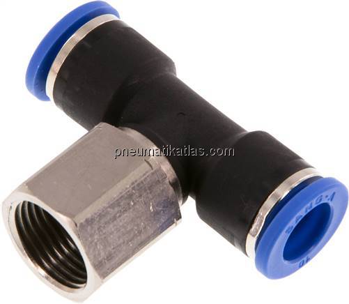 T-Steckanschluss, Innengew. G 3/8"-10mm, IQS-Standard