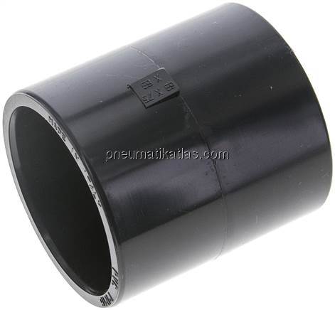 Klebemuffe, PVC-U, 63x75mm - 63mm Klebemuffe, PVC-U, 63x75mm - 63mm