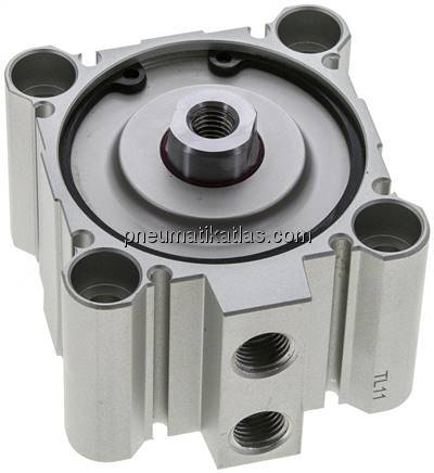 Kompaktzylinder, doppeltwirkend, Kolben 63mm, Hub 5mm