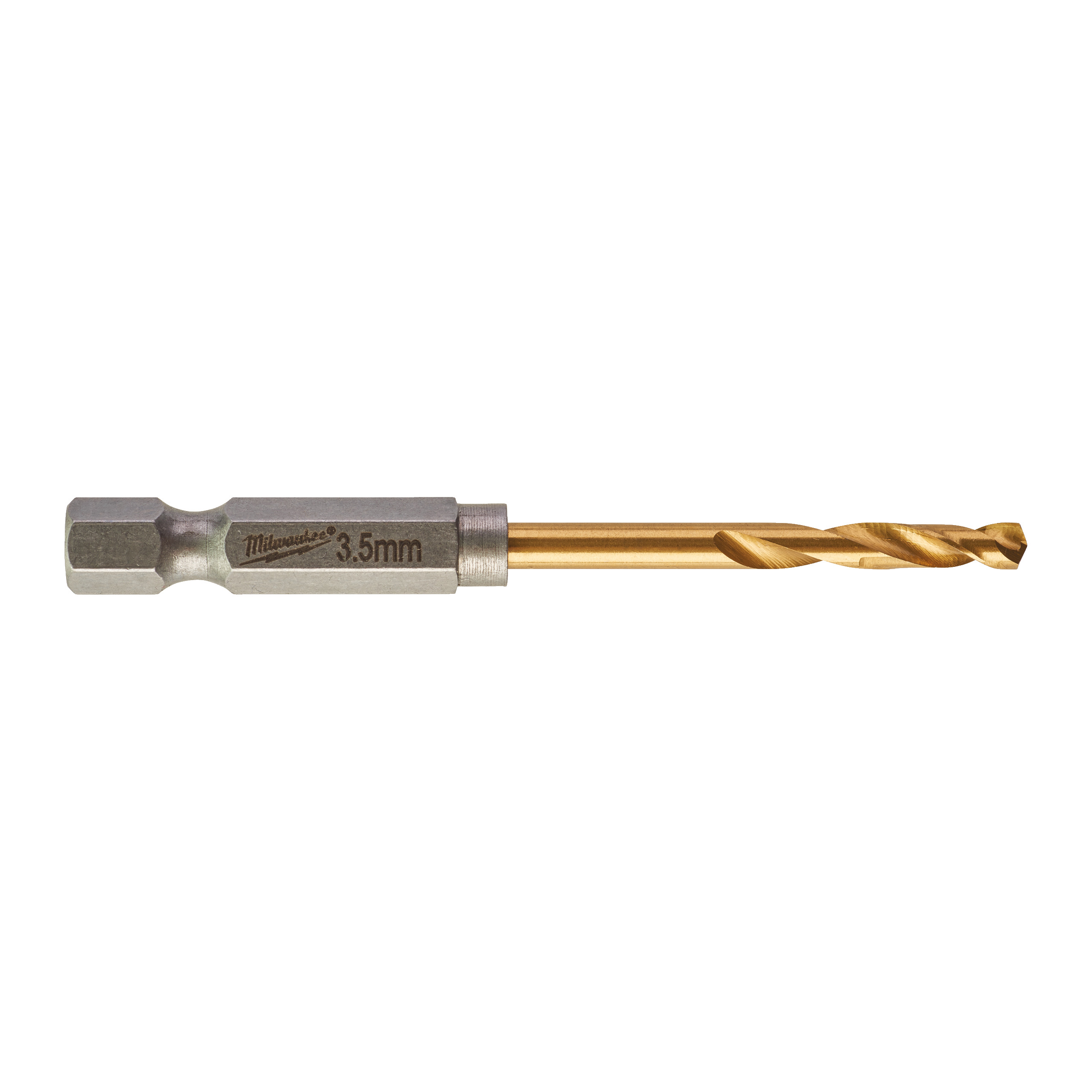 SHOCKWAVE Metallbohrer HSS G RED HEX Titan 1/4" 10er Pack 3,5 x 69 mm