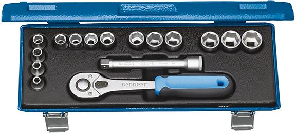 Steckschlüssel-Garnitur 3/8" 30JMU-10 16-teilig Gedore Steckschlüssel-Garnitur 3/8" 30JMU-10 16-teilig Gedore