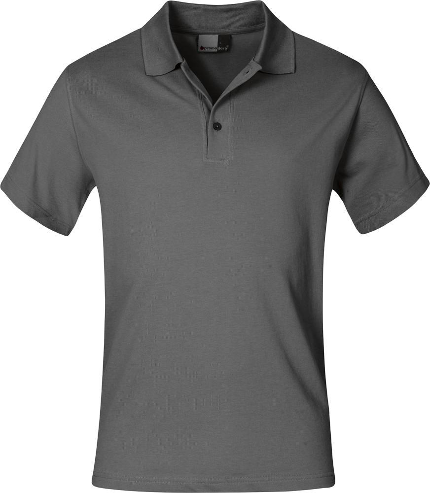 Poloshirt, Gr. 2XL, steel grey
