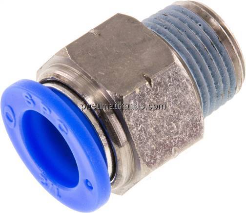 Gerader Steckanschluss NPT 3/8"-1/2" (12,7 mm), IQS-Inch