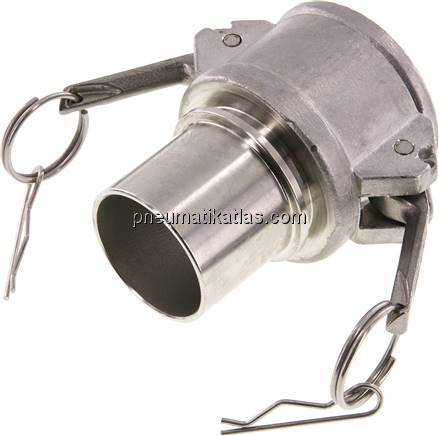DIN/EN-Kamlock-Kupplung (C/CC) 50 (2")mm Schlauch, Edelstahl (1.4408)