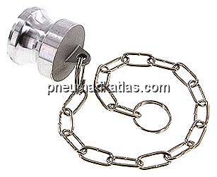 Kamlock-Verschlussstecker (DP) 1-1/4", Aluminium