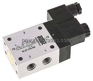 3/2-Wege Magnetventil, G 1/4", Luftfederrückstellung (NO), 24 V AC, Standard