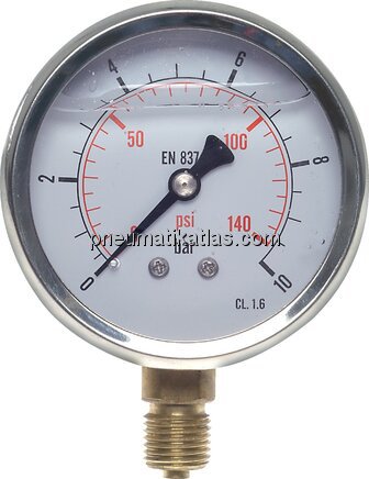 Exemplarische Darstellung: Glycerin-Manometer senk