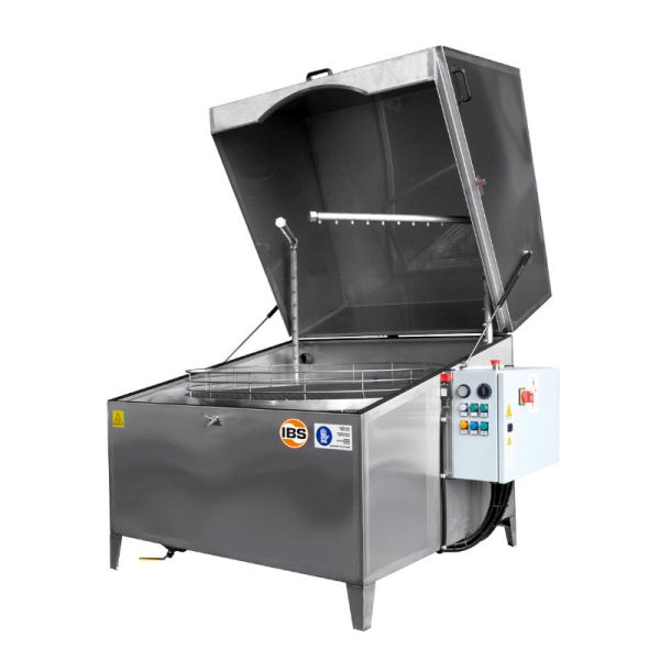 IBS-Waschautomat JUMBO 115-2offenseitlich IBS-Waschautomat Typ Jumbo 115-2