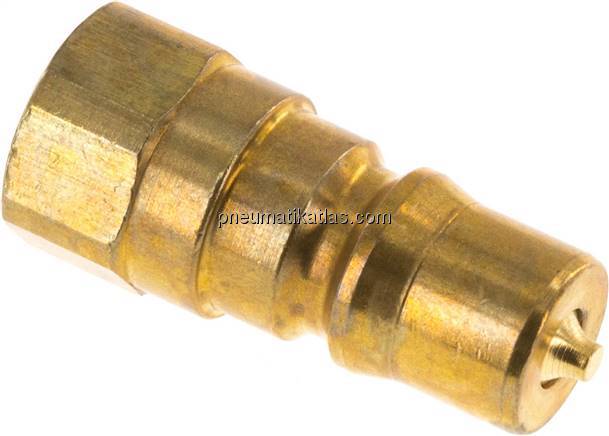 Hydraulikkupplung ISO 7241-1B, Stecker, G 1/8"(IG),Messing