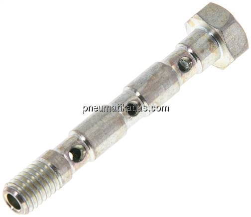 Hohlschraube, 3-fach M 5-36mm, Stahl verzinkt Hohlschraube, 3-fach M 5-36mm, Stahl verzinkt