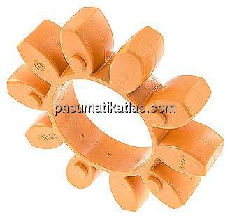 ROTEX-Zahnkranz, Gr. 75, 92 A (orange)