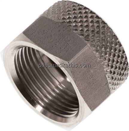 CK-Überwurfmutter 12x10mm(M 16x1), 1.4571