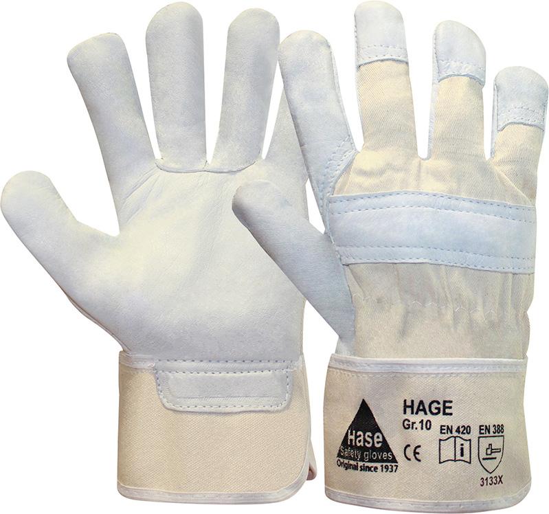 Handschuh Hage, Rindvoll leder, Gr. 10