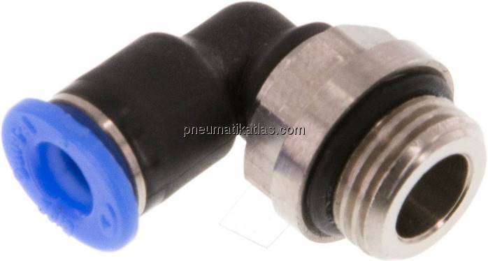 Winkel-Steckanschluss G 1/8"-4mm, IQS-Mini Winkel-Steckanschluss G 1/8"-4mm, IQS-Mini