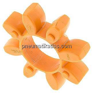 ROTEX-Zahnkranz, Gr. 38, Shore 92 A (orange)