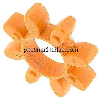 ROTEX-Zahnkranz, Gr. 38, 92 A (orange)