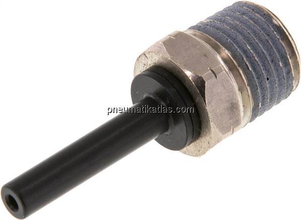 Einschraubtülle NPT 1/4"-3/16" (4,76 mm) Stecknippel, IQS-Inch