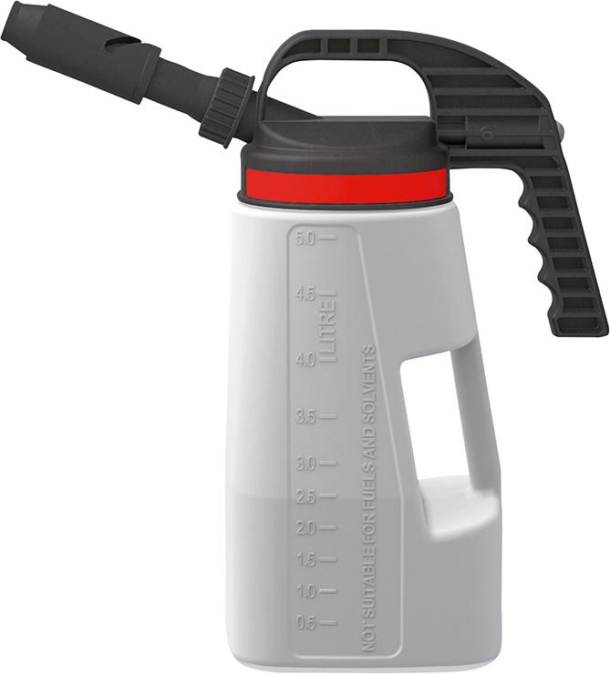 Abfüllkanne PE 5 Liter mit kurzem/langem Auslauf