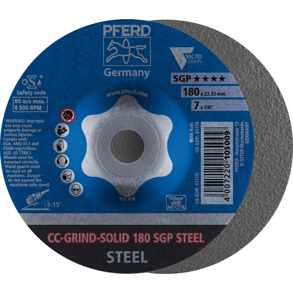 CC-GRIND (inkl. SOLID, FLEX, STRONG) CC-GRIND-SOLID 180 SGP STEEL
