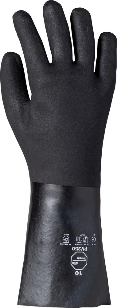 Handschuh Tychem PV-350, PVC,305mm,Gr.10