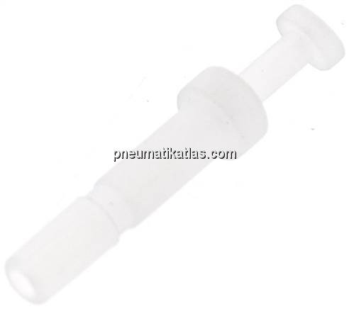 Verschlussstopfen für 4mm Steckanschlüsse, IQS-PVDF
