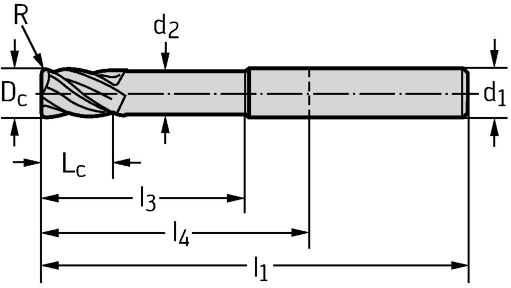 VHM-Eckfräser