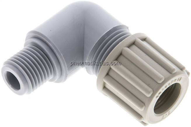 Winkel-Verschraubung G 1/4"-12x9mm, PA