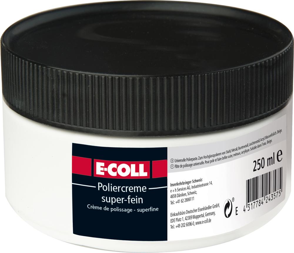 Poliercreme, super-fein 250ml Dose, beige E-COLL