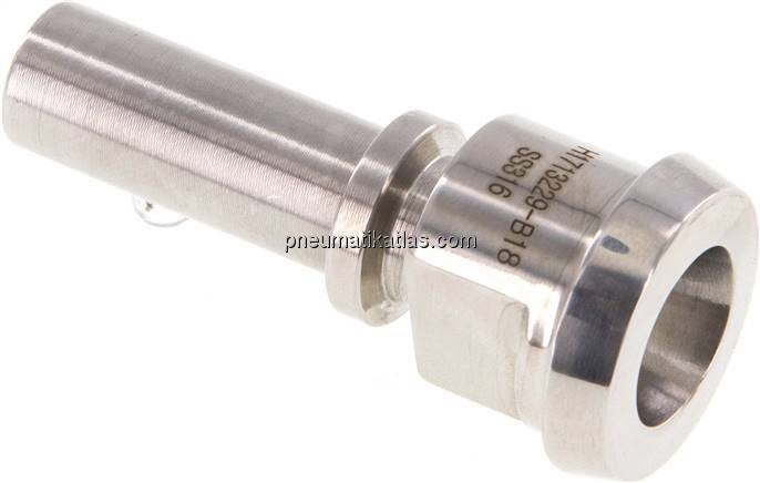 Schlauchkegelstutzen (Milchgew.) 28mm Kegel-13 (1/2")mm