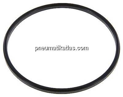 Dichtung (Milchgewinde) DN 150, EPDM (schwarz), 155x167x7mm Dichtung (Milchgewinde) DN 150, EPDM (schwarz), 155x167x7mm
