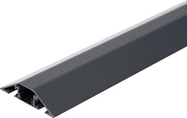 Kabelbrücke Aluminium 6 Stk. A.B400xT80xH20 mm 1 Kammer H16xB18 mm schiefergrau