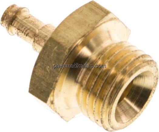Gerader Steckanschluss G 1/4"-4mm innen, Messing