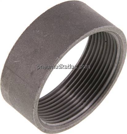 Anschweißmuffe Rp 2"-26mm, ST 37-2 (DIN2986-halb) Anschweißmuffe Rp 2"-26mm, ST 37-2 (DIN2986-halb)