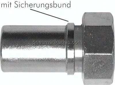Schlauchtülle, EN14420-5 G 4"-100 (4")mm, 1.4408