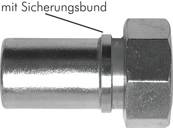 Exemplarische Darstellung: Schlauchtülle mit Überw