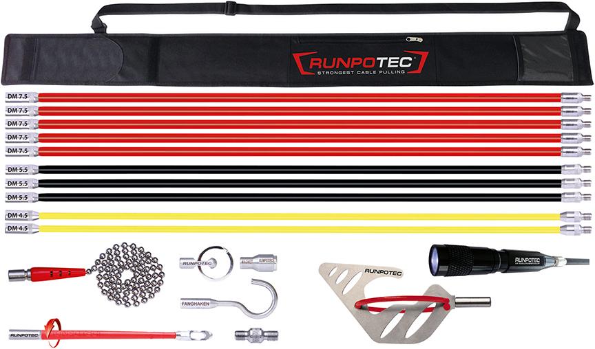 Schubstangen Set Runposticks Comfort 19-teilig Runpotec