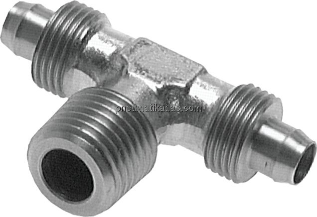 Exemplarische Darstellung: CK-T-Verschraubung, konisches Gewinde, ohne Mutter, 1.4404 Exemplarische Darstellung: CK-T-Verschraubung, kon