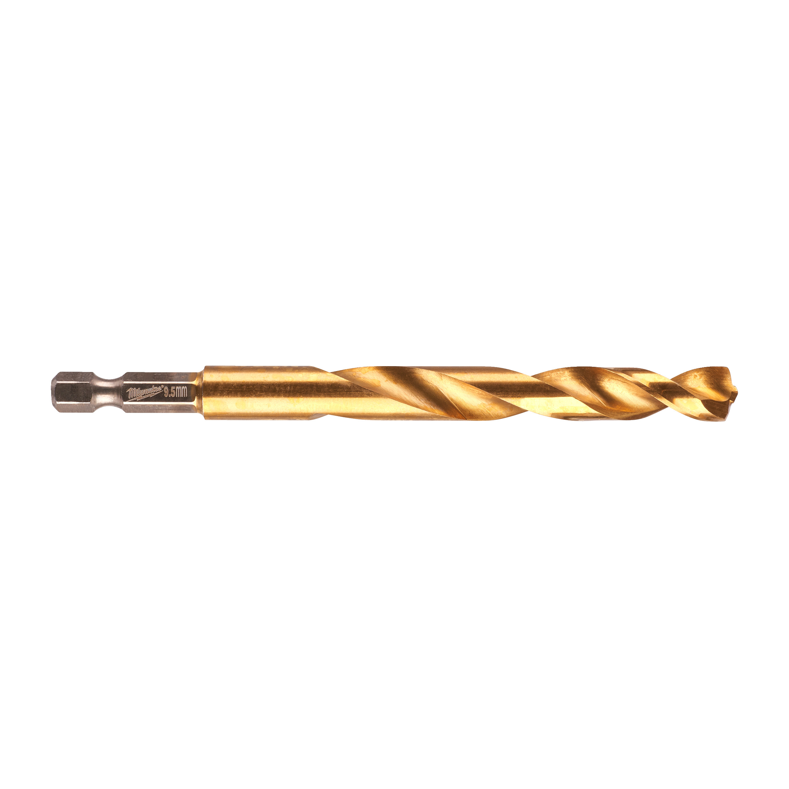 SHOCKWAVE Metallbohrer HSS G RED HEX Titan 1/4" 9,5 x 118 mm