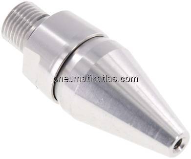 Verstellbare Luftspardüse, G 1/8"(AG), Aluminium