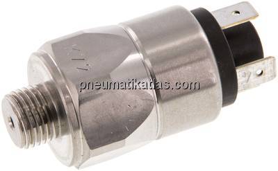 Edelstahl-Druckschalter 10 - 100 bar, G 1/4" Edelstahl-Druckschalter 10 - 100 bar, G 1/4"