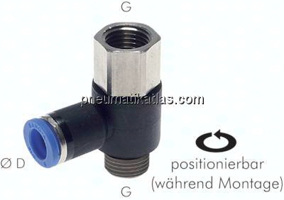 Winkel-Steckanschluss, I/A M 5-3mm, IQS-Standard