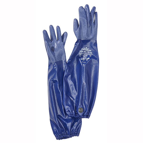 schutzhandschuheblauwd-100 IBS-Schutzhandschuhe, NBR(Blau) für WD-100, inkl. Verschlussband